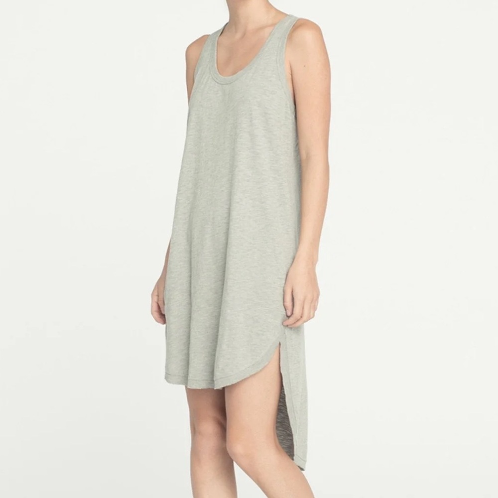 Anthropologie WILT Original Hi-lo Tank Dress Grey
